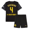 Oficiální Fotbalový Dres Borussia Dortmund N. Schlotterbeck 4 Hostující 2024-25 pro Děti